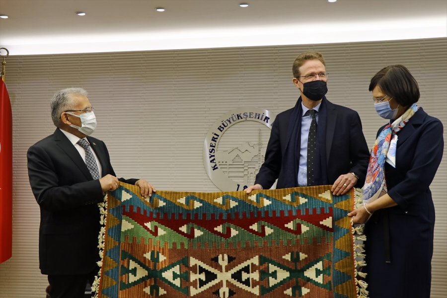 Ab Türkiye Delegasyonu Başkanı Nikolaus Meyer-landrut, Kayseri'de Ziyaretlerde Bulundu: