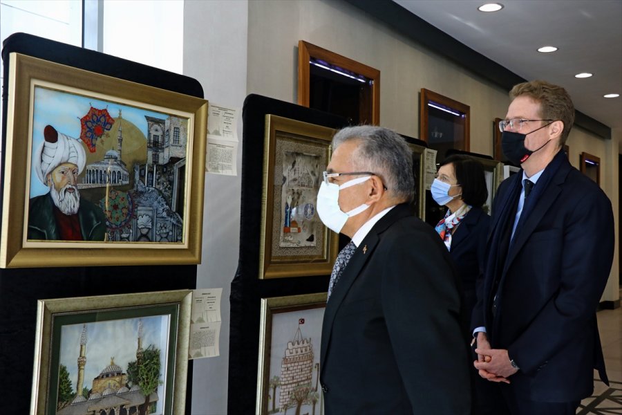 Ab Türkiye Delegasyonu Başkanı Nikolaus Meyer-landrut, Kayseri'de Ziyaretlerde Bulundu: