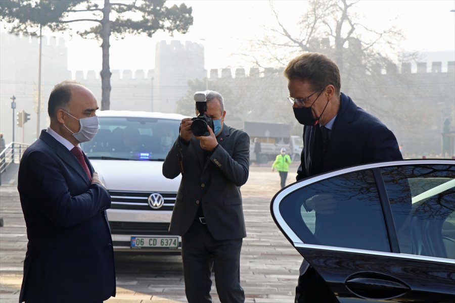 Ab Türkiye Delegasyonu Başkanı Nikolaus Meyer-landrut, Kayseri'de Ziyaretlerde Bulundu: