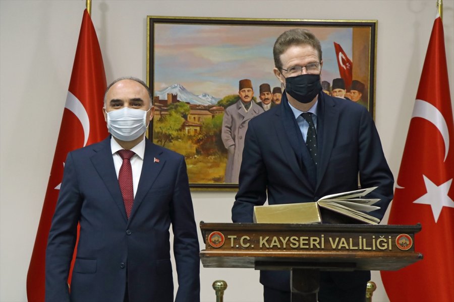Ab Türkiye Delegasyonu Başkanı Nikolaus Meyer-landrut, Kayseri'de Ziyaretlerde Bulundu: