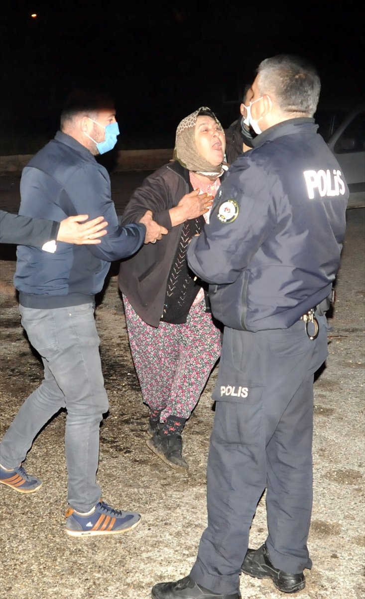 Antalya'da Yangında Mahsur Kalan Kişiyi Bekçiler Kurtardı