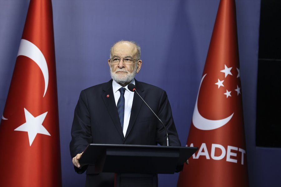 Chp Genel Başkanı Kılıçdaroğlu, Saadet Partisi Genel Başkanı Karamollaoğlu'nu Ziyaret Etti: (1)