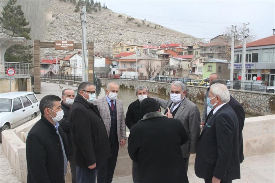 Ak Parti Konya Milletvekili Halil Etyemez, Bozkır'ı Ziyaret Etti