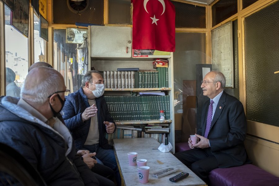 Chp Genel Başkanı Kılıçdaroğlu, İ̇skitler Esnafıyla Buluştu: