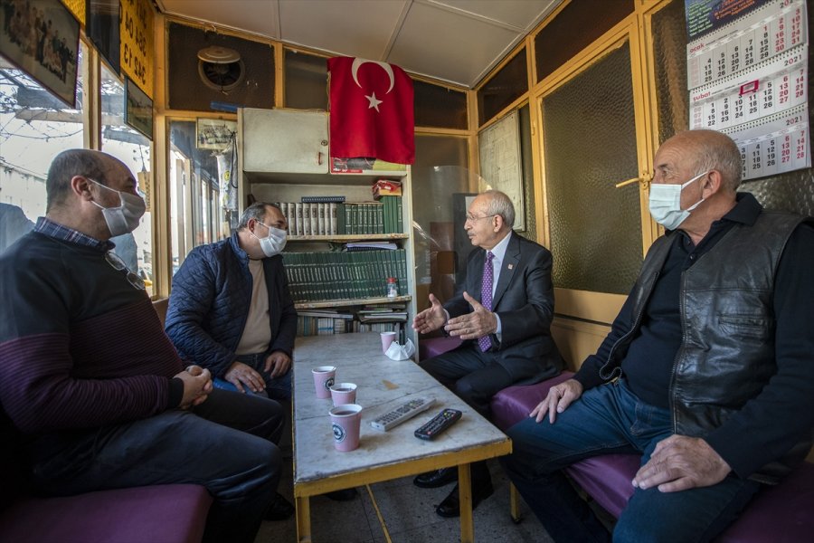 Chp Genel Başkanı Kılıçdaroğlu, İ̇skitler Esnafıyla Buluştu: