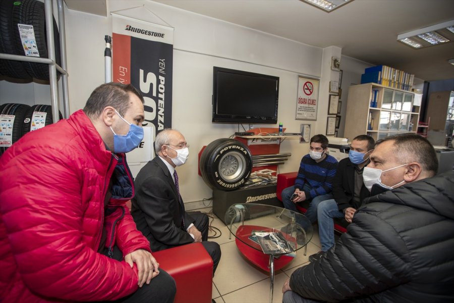 Chp Genel Başkanı Kılıçdaroğlu, İ̇skitler Esnafıyla Buluştu: