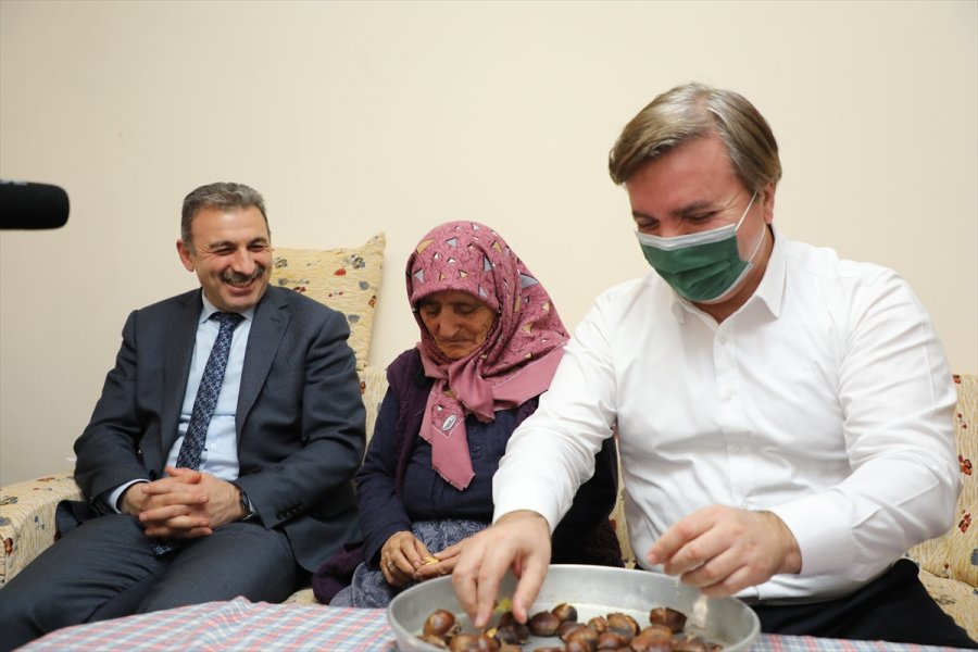 Vali Hamza Aydoğdu Şehit Ailelerini Ziyaret Etti