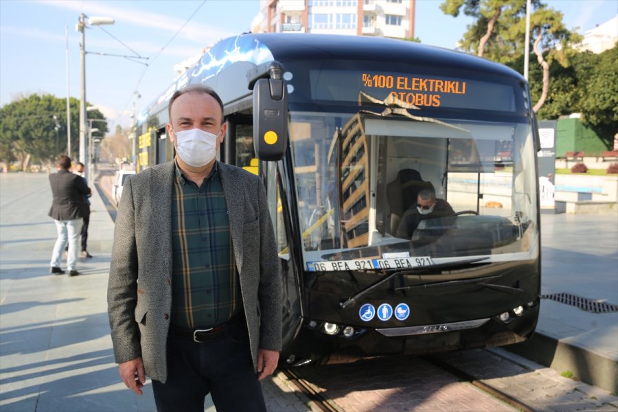 Elektrikli Otobüsün İlk Test Sürüşü Yapıldı