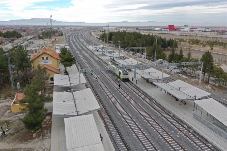Konya-karaman Hızlı Tren Hattı'ndaki Test Sürüşleri 15 Mart'a Kadar Sürecek