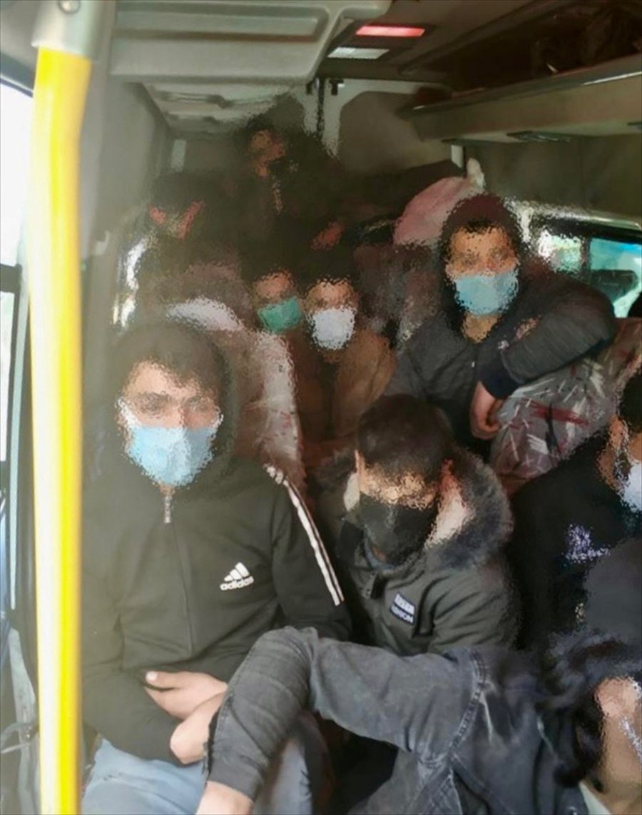Eskişehir'de 63 Düzensiz Göçmen Yakalandı