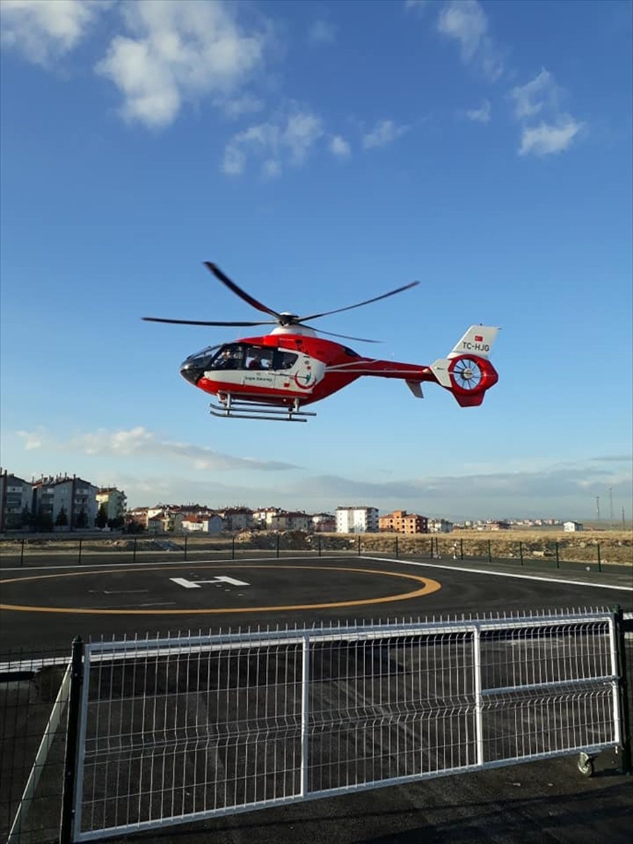112 Ambulans Helikopteri, Kazada Yaralanan Genç İçin Havalandı