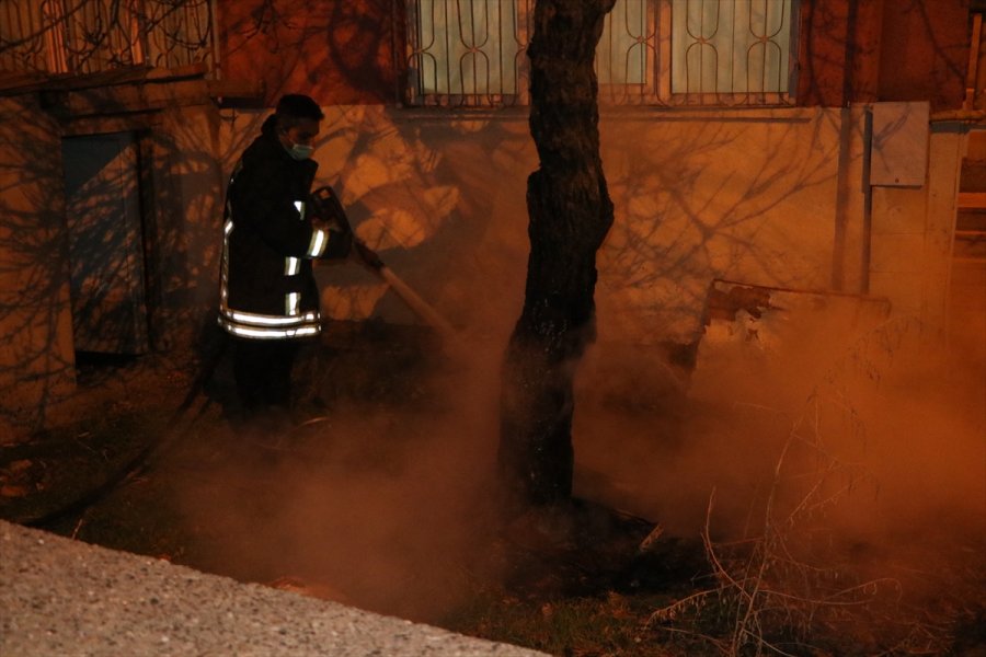 Bahçesindeki Ağacı Yakmaya Çalışan Bir Kişi Komşularının Şikayetiyle Gözaltına Alındı