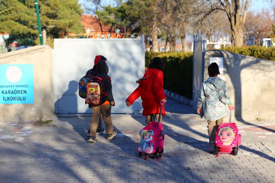 Aksaray'da 182 Köy Okulunda Yüz Yüze Eğitim Başladı