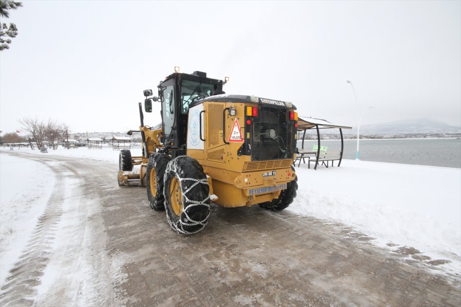 Beyşehir'de Kar Yağışı