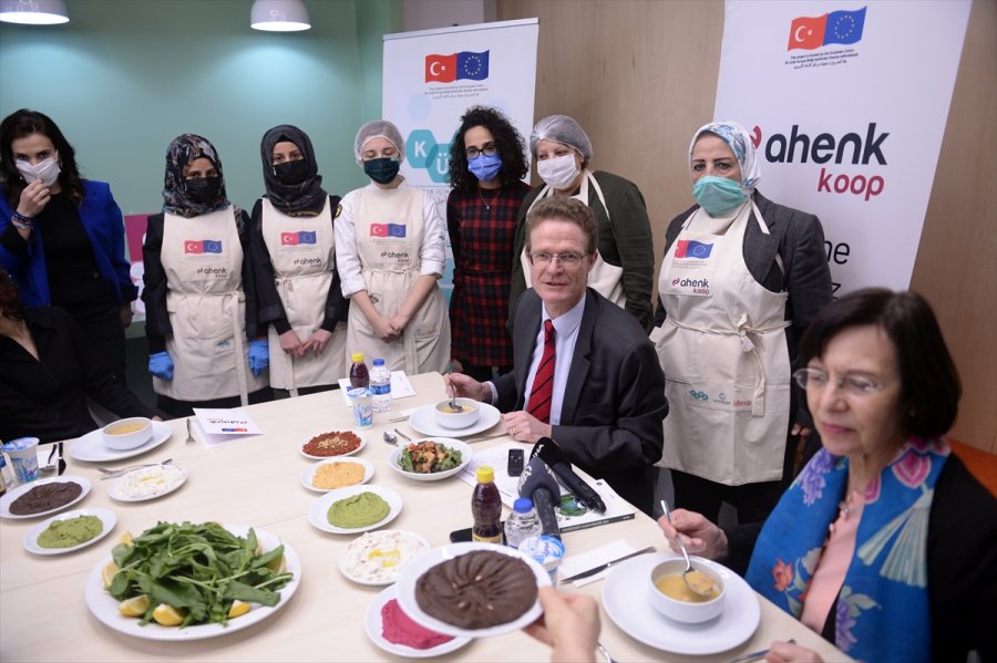 Ab Türkiye Delegasyonu Başkanı Meyer-landrut'tan Mersin'deki Ahenk Kooperatifine Ziyaret