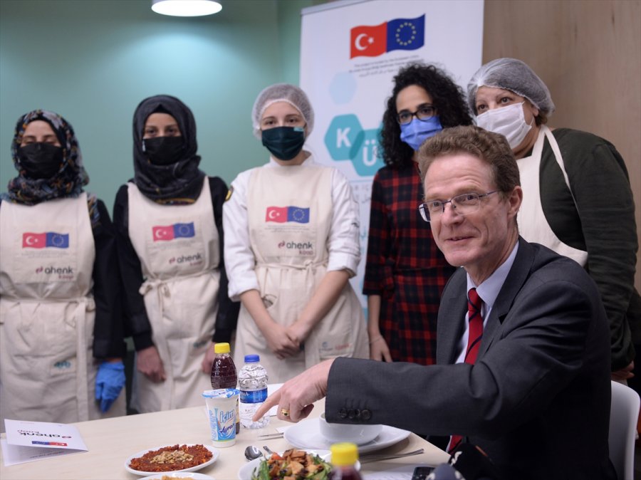 Ab Türkiye Delegasyonu Başkanı Meyer-landrut'tan Mersin'deki Ahenk Kooperatifine Ziyaret