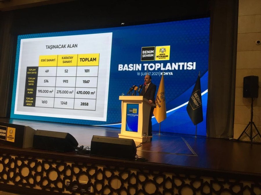 Konya Büyükşehir Belediye Başkanı Altay, Eski Sanayi Ve Karatay Sanayi'nin Taşınması Çalışmasını Değerlendirdi