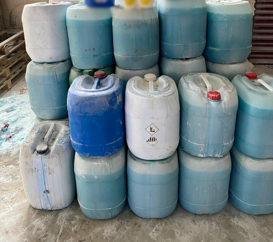 Konya'da Sahte Deterjan Operasyonunda 9 Şüpheli Yakalandı