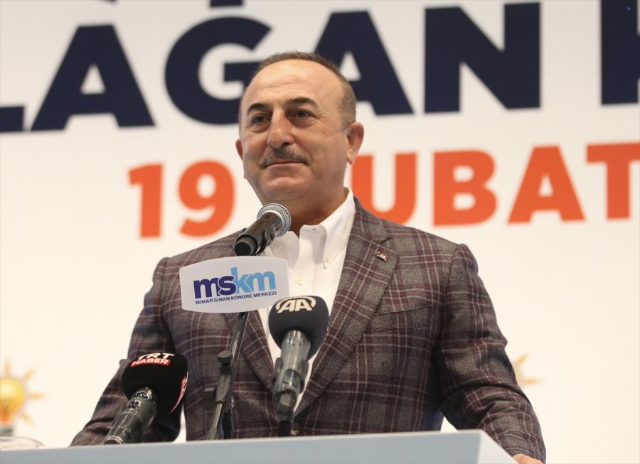 Dışişleri Bakanı Çavuşoğlu, Ak Parti Antalya İl Gençlik Kolları 6. Olağan Kongresine Katıldı: