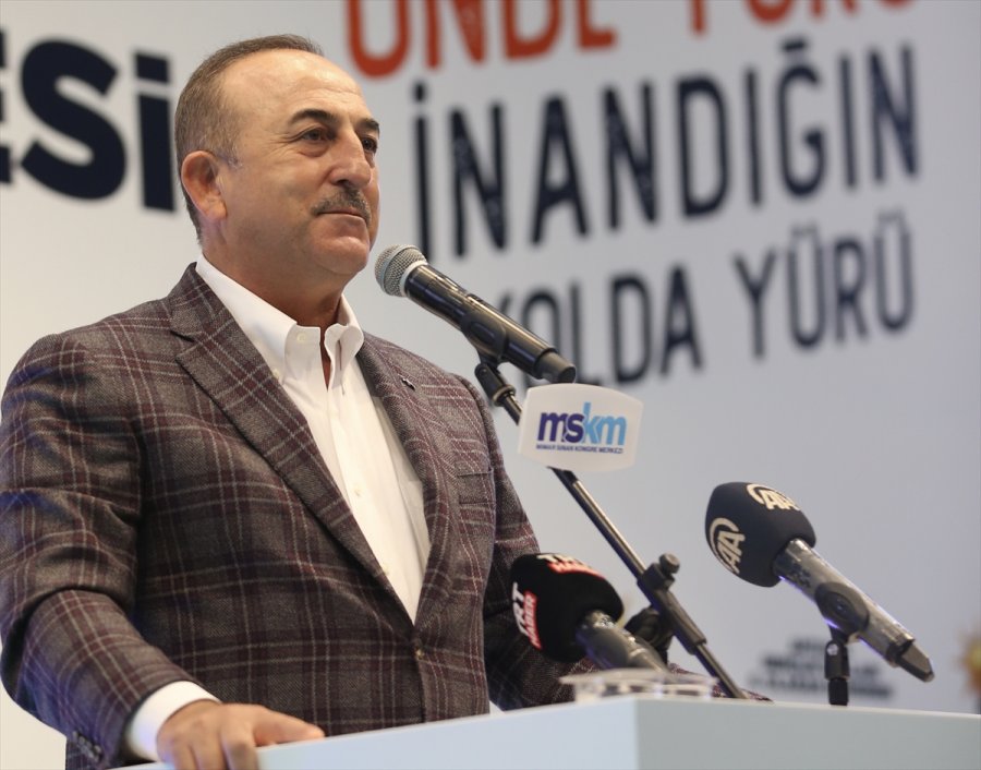 Dışişleri Bakanı Çavuşoğlu, Ak Parti Antalya İl Gençlik Kolları 6. Olağan Kongresine Katıldı:
