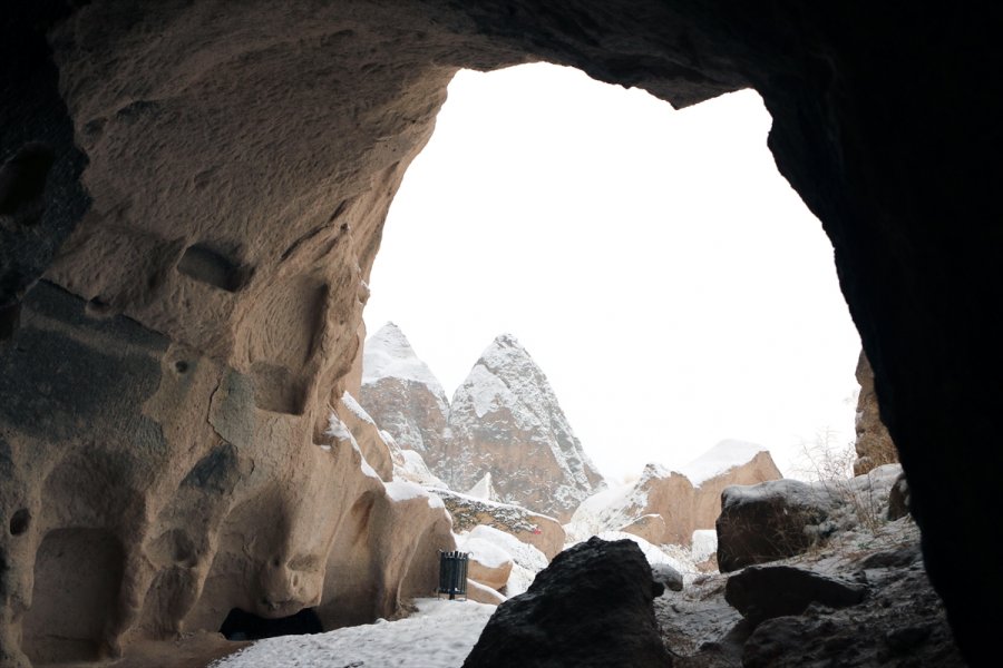Ihlara'nın Giriş Kapısı Selime Kışın Tüm Güzelliklerini Yansıtıyor
