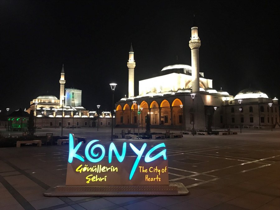 Konya, Karaman, Aksaray Ve Afyonkarahisar'da Sokağa Çıkma Kısıtlaması Sessizliği