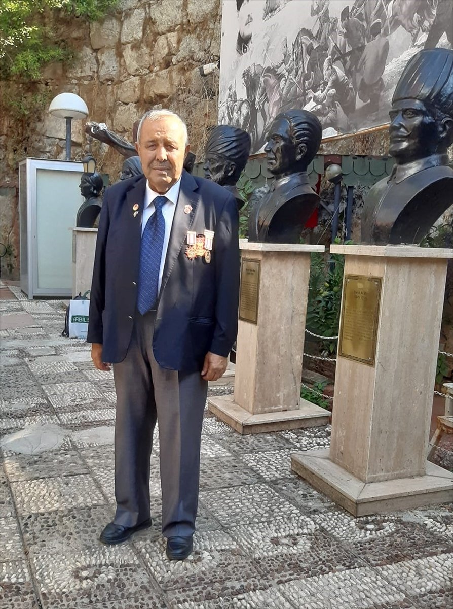 Antalya'da Kıbrıs Gazisi Son Yolculuğuna Uğurlandı