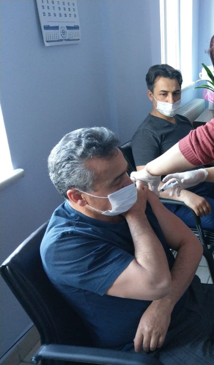 Seydişehir Protokolü, Kovid- 19 Aşısı Oldu