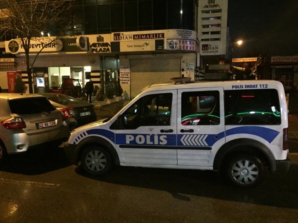 Konya'da Bir Kişi İş Yerinde Başından Silahla Vurulmuş Halde Ölü Bulundu