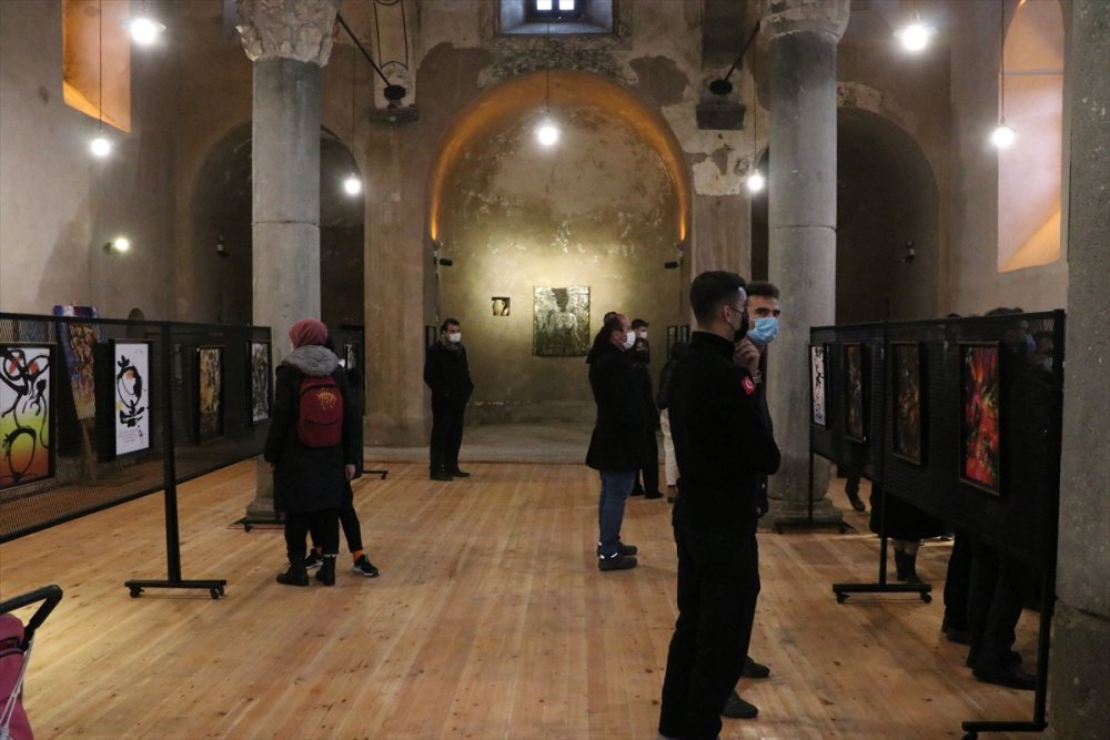 Niğde'de "sanat Sarsıntısı-6" Uluslararası Resim Sergisi Açıldı