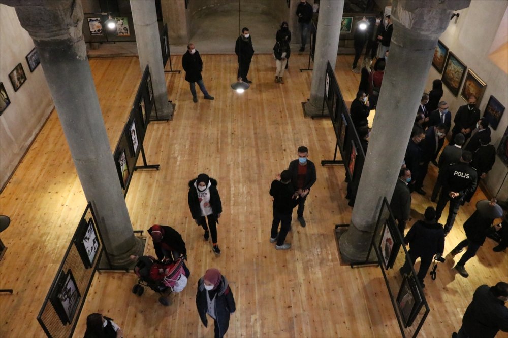 Niğde'de "sanat Sarsıntısı-6" Uluslararası Resim Sergisi Açıldı