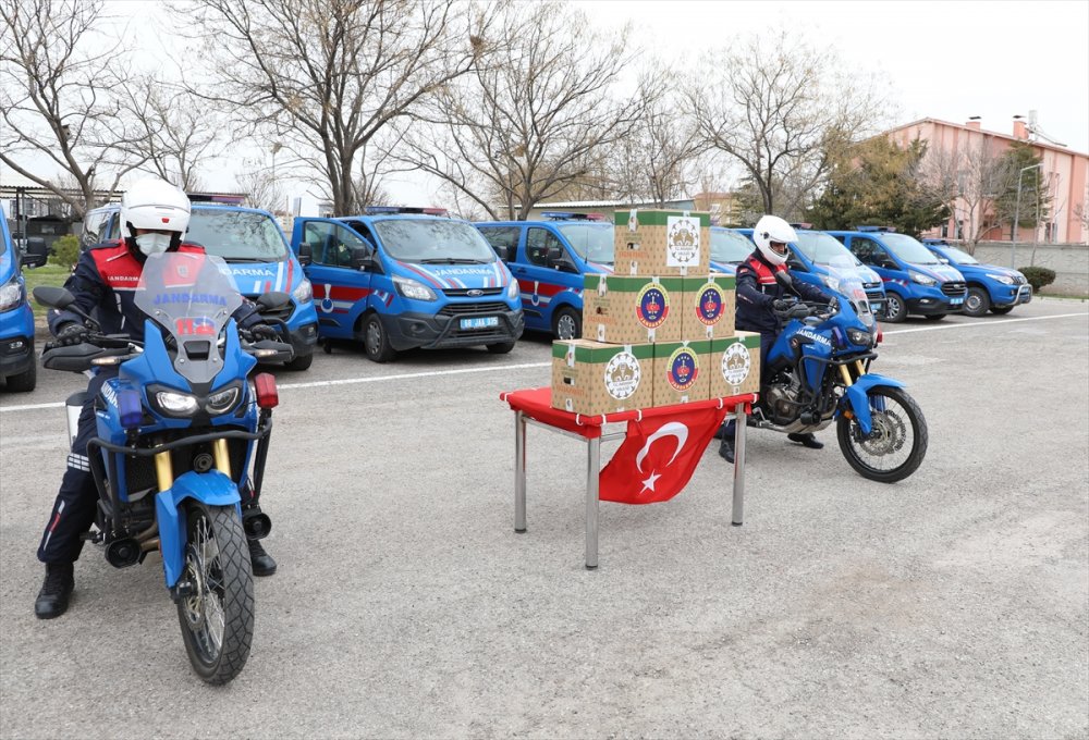 Aksaray'da Jandarmadan Anlamlı Destek