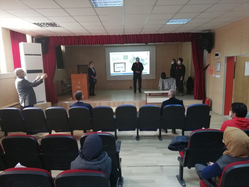 Çubuk'ta Öğretmenlere Afet Eğitimi