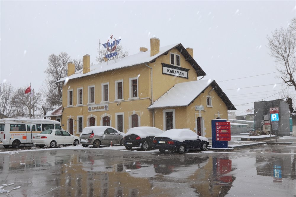 Karaman'da Kar Yağışı ve Sertavul Geçidinde Son Durum