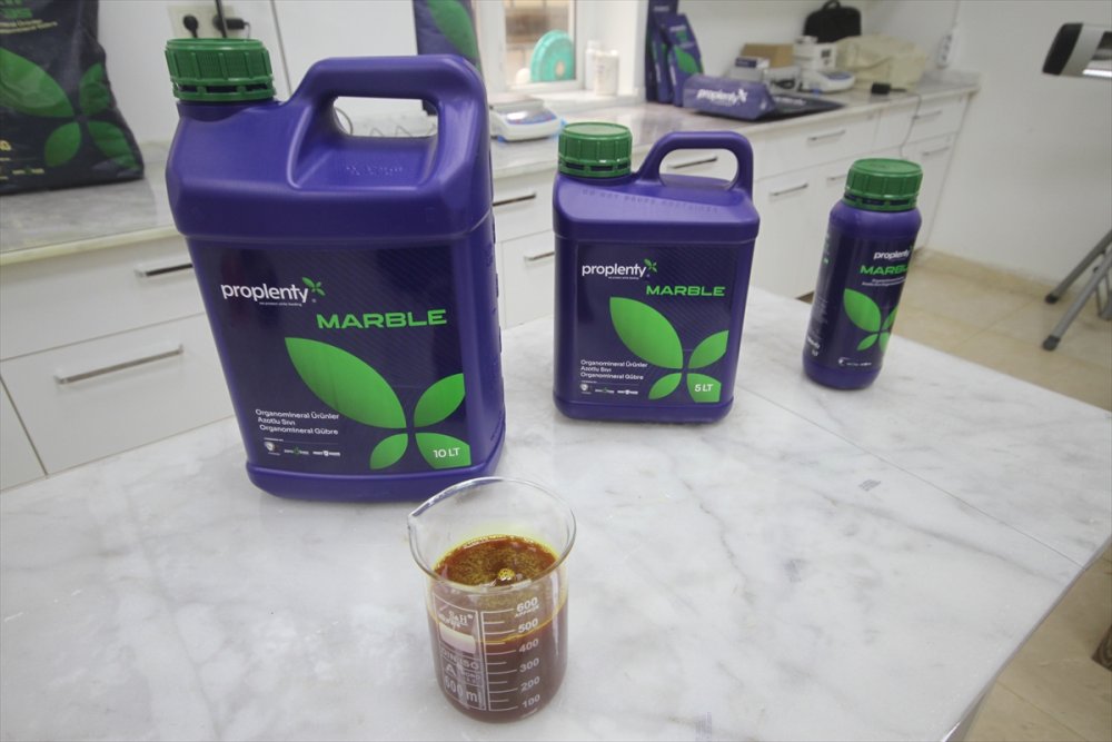 Mermer Atığından Gübre Ürettiler