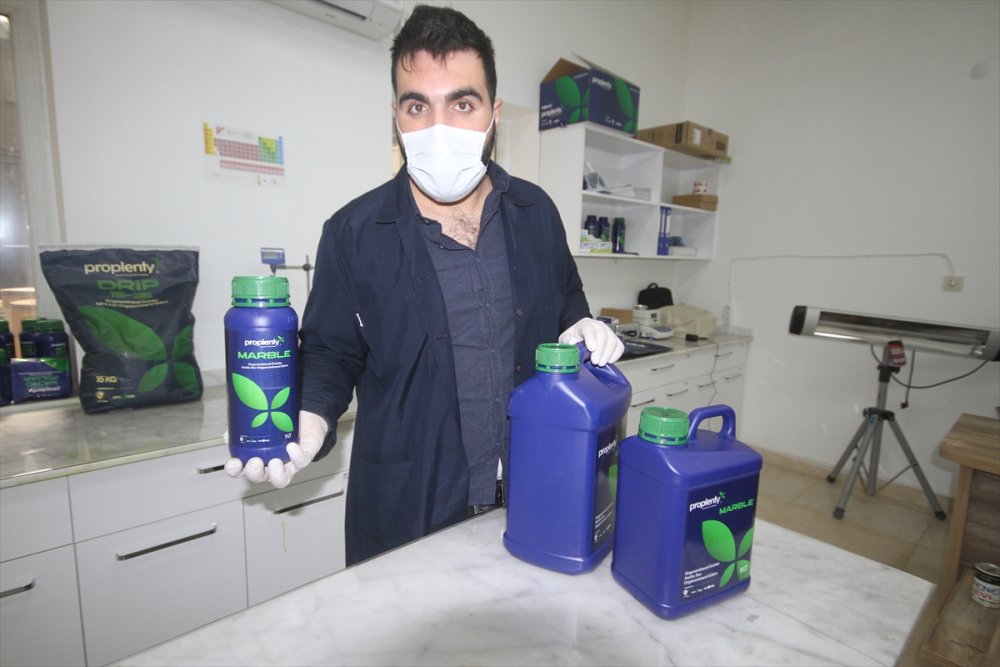 Mermer Atığından Gübre Ürettiler