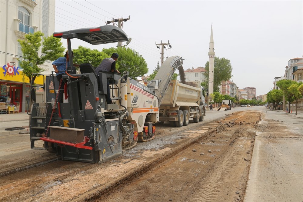 Karaman'da Asfaltlama Çalışmaları