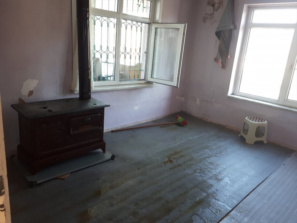 Pınarbaşı Köyünde Yangın Paniği