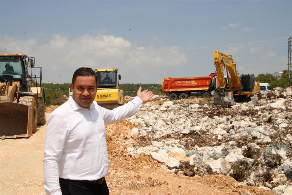 Erdemli - Ayrancı Kara Yolunda Çalışmalar Devam Ediyor