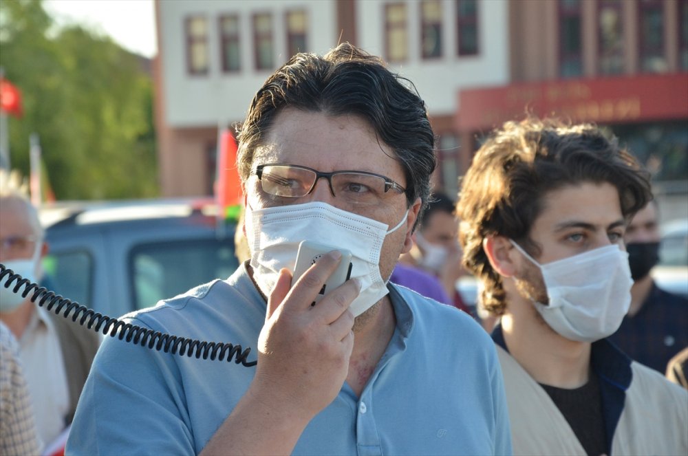 İsrail'in Filistin'e Yönelik Saldırıları Karaman'da Protesto Edildi