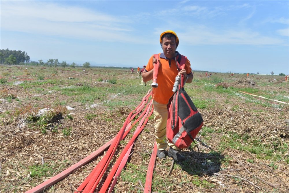 Mersin'de Yangın Tatbikatı Yapıldı