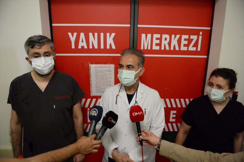 Afyonkarahisar'da Üzerine Sıcak Su Dökülen Bebeğin Eskişehir'de Tedavisi Sürüyor