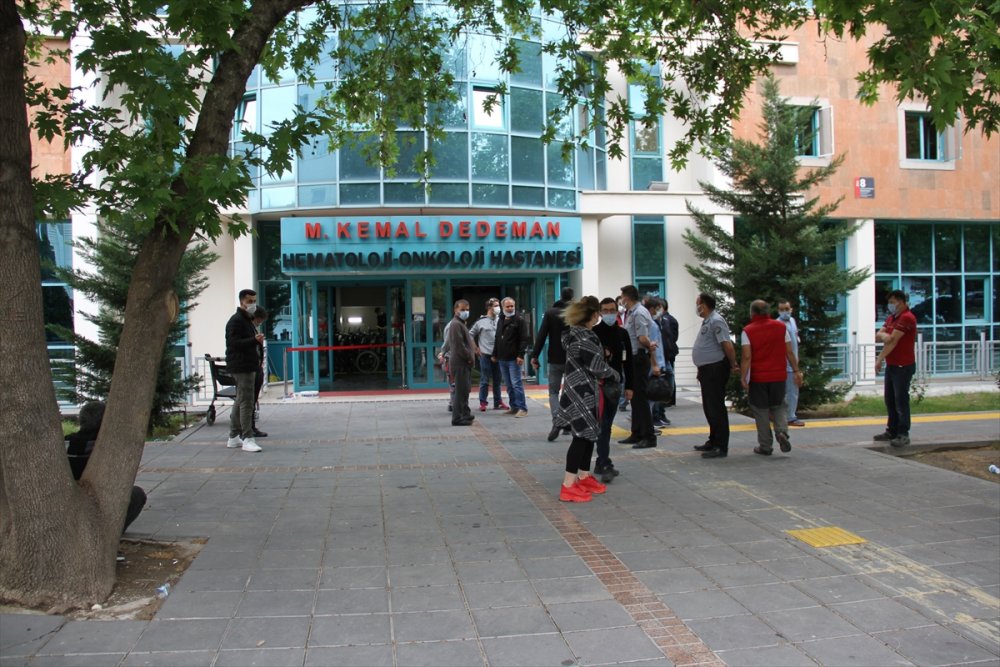 Kayseri'de Hastanede Korkutan Yangını