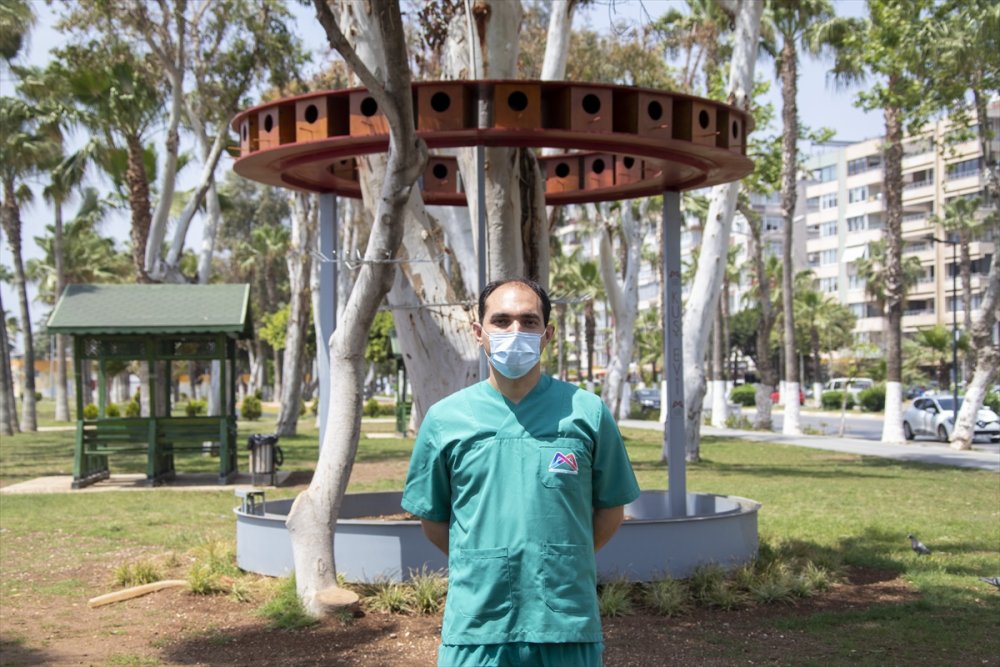 Mersin Büyükşehir Belediyesince Sahilde 48 Odalı "kuş Evi" Yapıldı