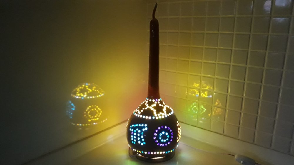 Fizik Profesörü Yetiştirdiği Su Kabaklarını Sanat Eserine Dönüştürüyor