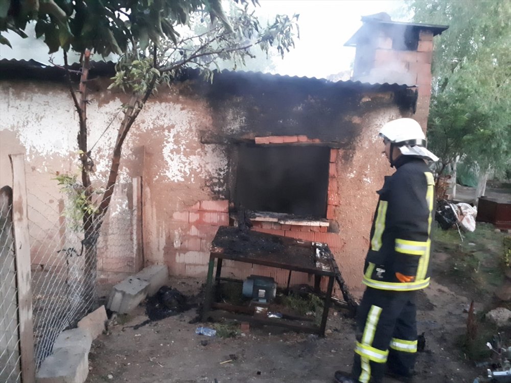 Karaman'da Yangın Paniği