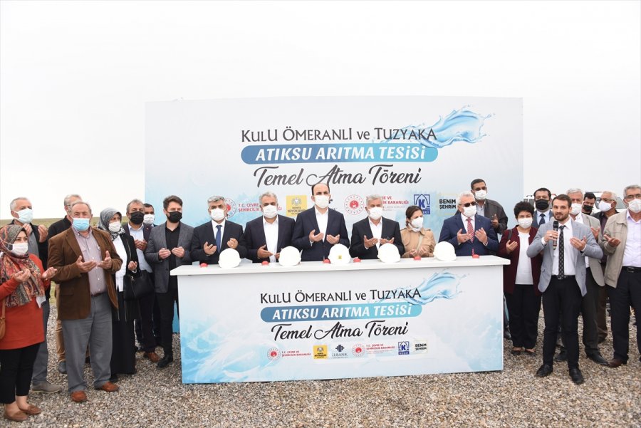 Konya'da Tuz Gölü'nün Korunması İçin 4 Yatırımın Temeli Atıldı