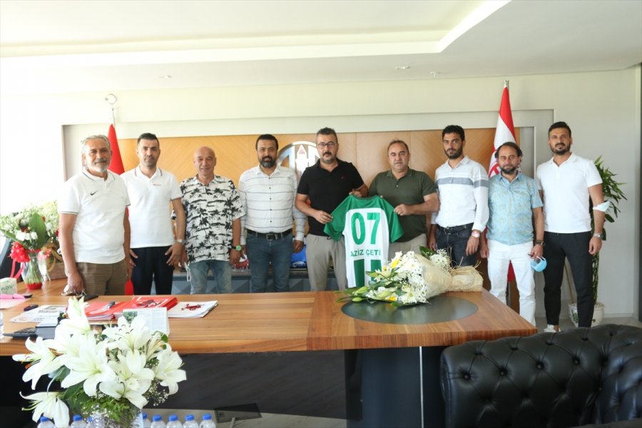 Serik Belediyespor Yönetimi, Yeni Antalyaspor Başkanı Aziz Çetin'i Ziyaret Etti