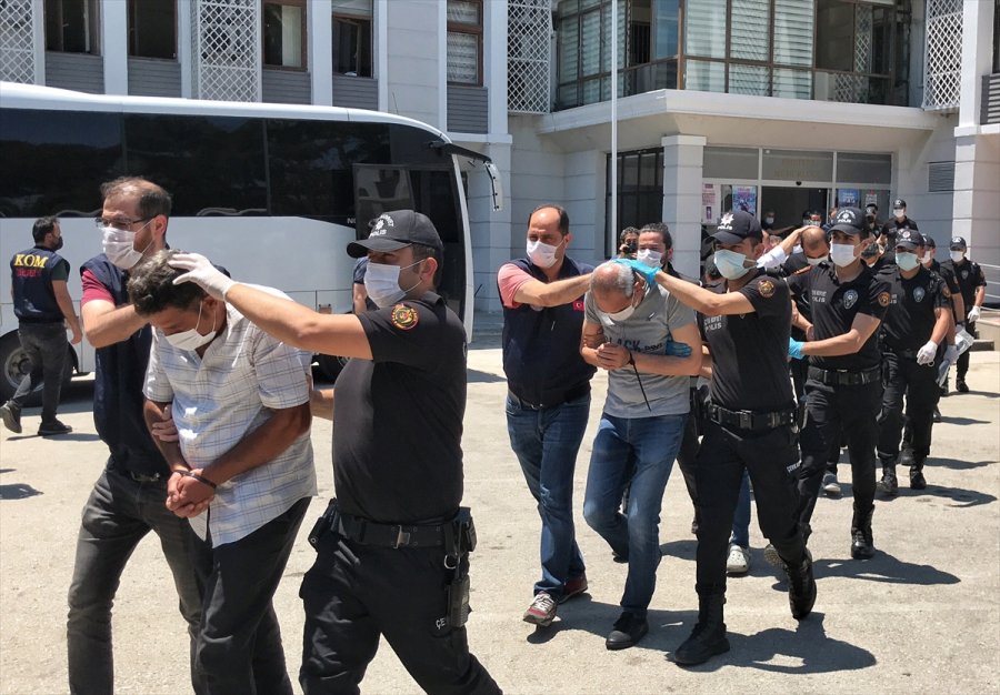 Mersin Merkezli Organize Suç Örgütü Operasyonunda Yakalanan 96 Şüpheliden 21'i Tutuklandı