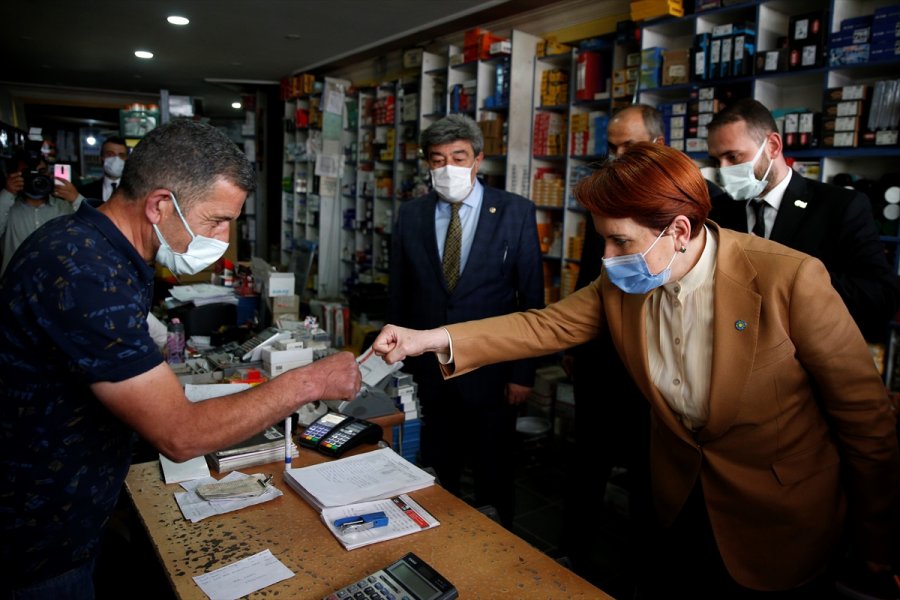 İyi Parti Genel Başkanı Akşener, Niğde'de Esnafı Ziyaret Etti